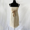 Red Valentino beige lace strappy dress with bow - BOPF | Business of Preloved Fashion