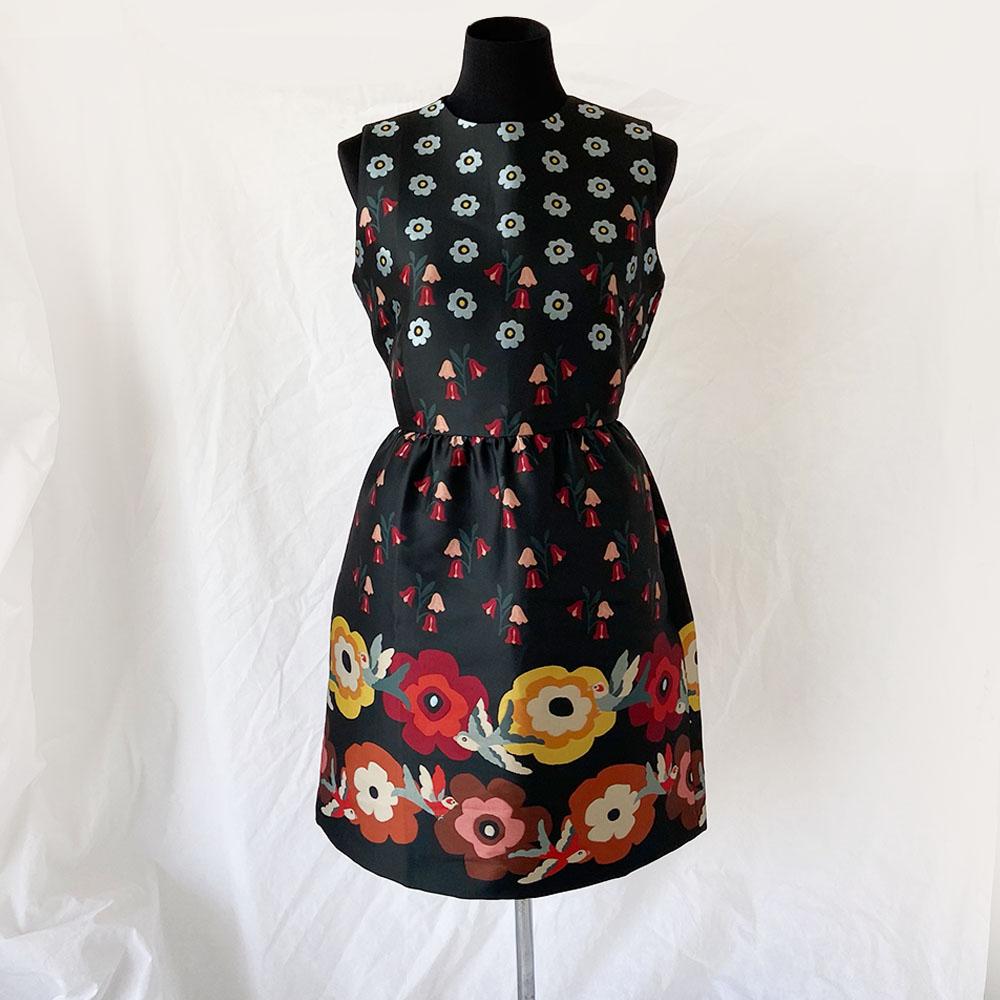 RED Valentino Floral Techno Jacquard Shift Dress - BOPF | Business of Preloved Fashion