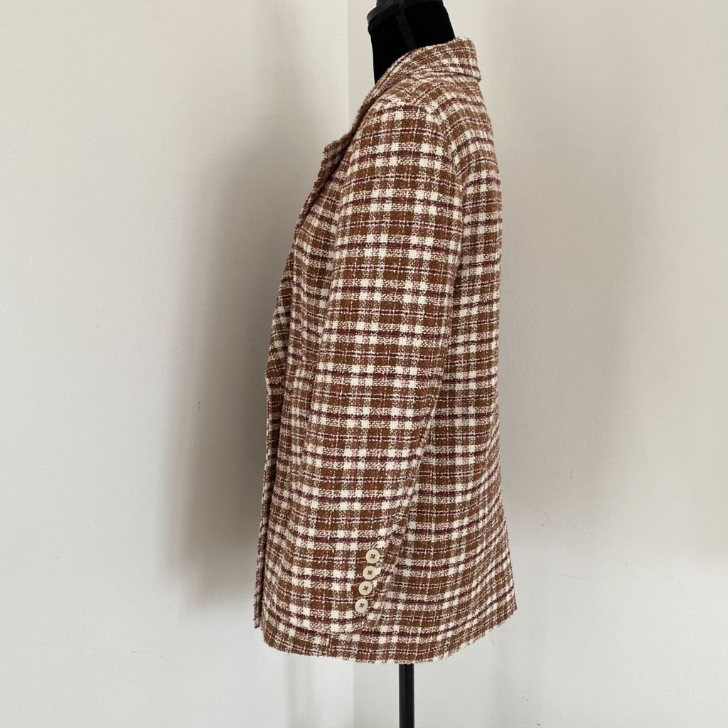 Remain Birger Christensen Debbie Double-breasted Tweed Blazer - BOPF | Business of Preloved Fashion