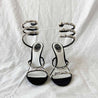 Rene Caovilla Bettie embellished suede sandals, 41 - BOPF | Business of Preloved Fashion