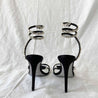 Rene Caovilla Bettie embellished suede sandals, 41 - BOPF | Business of Preloved Fashion