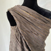 Sachin & Babi brown one shoulder sequin pleated dress - BOPF | Business of Preloved Fashion