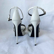 Saint Laurent Alice T-Strap Studded Platform Sandal, 40 - BOPF | Business of Preloved Fashion