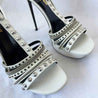 Saint Laurent Alice T-Strap Studded Platform Sandal, 40 - BOPF | Business of Preloved Fashion
