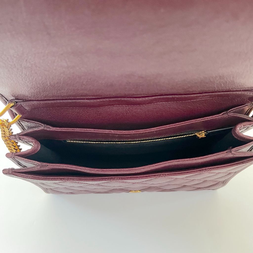 Saint Laurent Becky Shoulder Bag Quilted Leather - BOPF | Business of Preloved Fashion