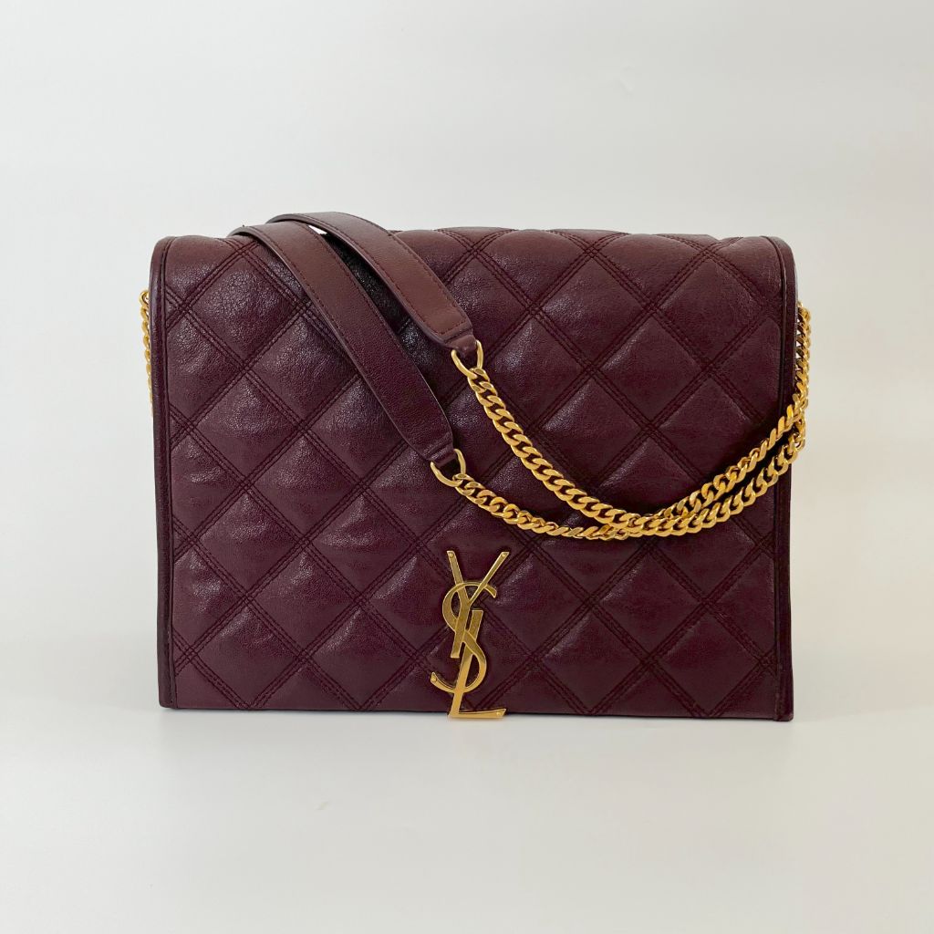 Saint Laurent Becky Shoulder Bag Quilted Leather - BOPF | Business of Preloved Fashion