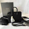 Saint Laurent Black Grained Leather Baby Sac De Jour - BOPF | Business of Preloved Fashion