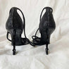 Saint Laurent Black Opyum Crystal Embellished Logo Heel Pumps, 38.5 - BOPF | Business of Preloved Fashion