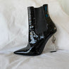 Saint Laurent black patent leather Opyum boots, 38.5 - BOPF | Business of Preloved Fashion