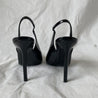 Saint Laurent black patent leather sling back pumps, 39.5 - BOPF | Business of Preloved Fashion