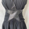 Saint Laurent Black Star Appliqué Mini Dress - BOPF | Business of Preloved Fashion