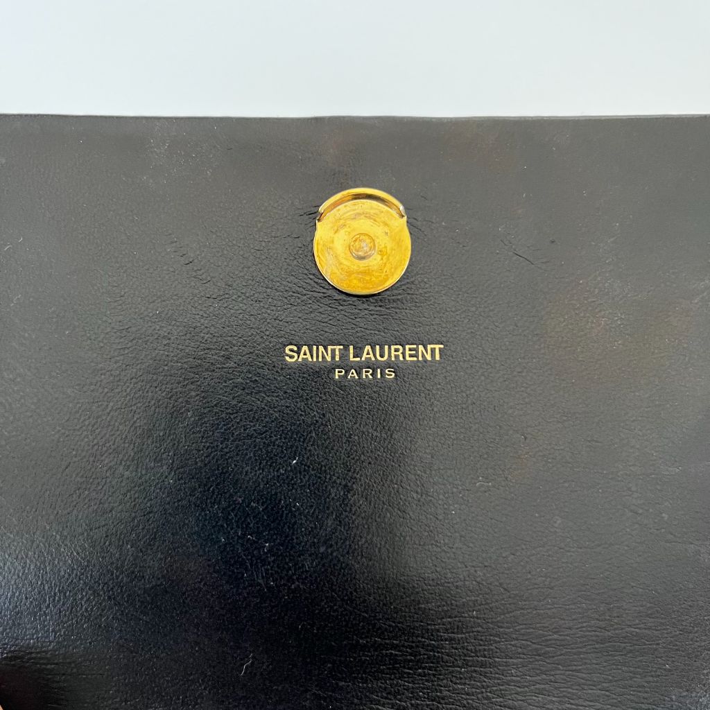 Saint Laurent black suede small Kate bag - BOPF | Business of Preloved Fashion