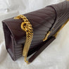 Saint Laurent Burgundy Matelasse Large Cassandre Flap Bag - BOPF | Business of Preloved Fashion