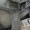 Saint Laurent Distressed Grey Frayed Edge Denim Shorts - BOPF | Business of Preloved Fashion