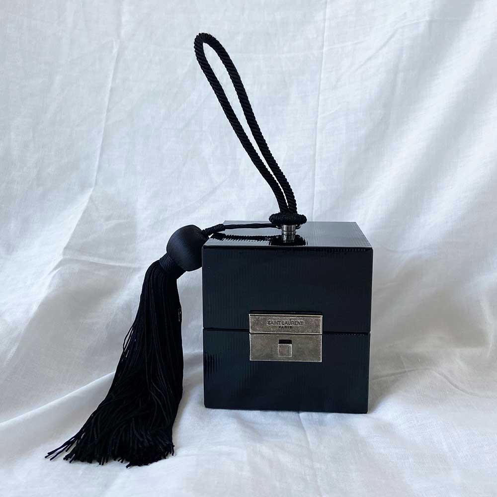 Saint Laurent Jerry Cube Box Clutch - BOPF | Business of Preloved Fashion