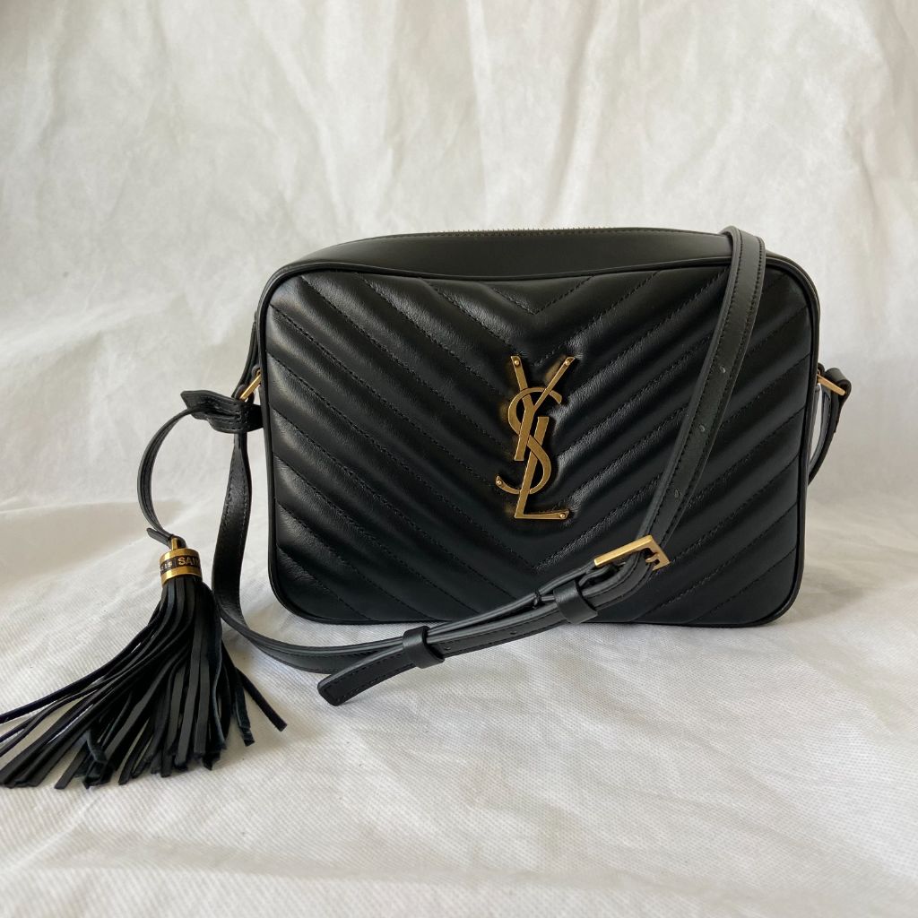 Saint Laurent Lou medium quilted leather shoulder bag - BOPF | Business of Preloved Fashion