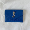 Saint Laurent Monogram Croc Embossed Wallet - BOPF | Business of Preloved Fashion