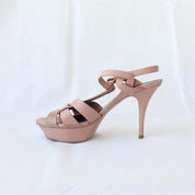 Saint Laurent Nude Tribute Sandals, 38 - BOPF | Business of Preloved Fashion
