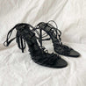 Saint Laurent Robin Strappy Lace Up Heel, 38.5 - BOPF | Business of Preloved Fashion