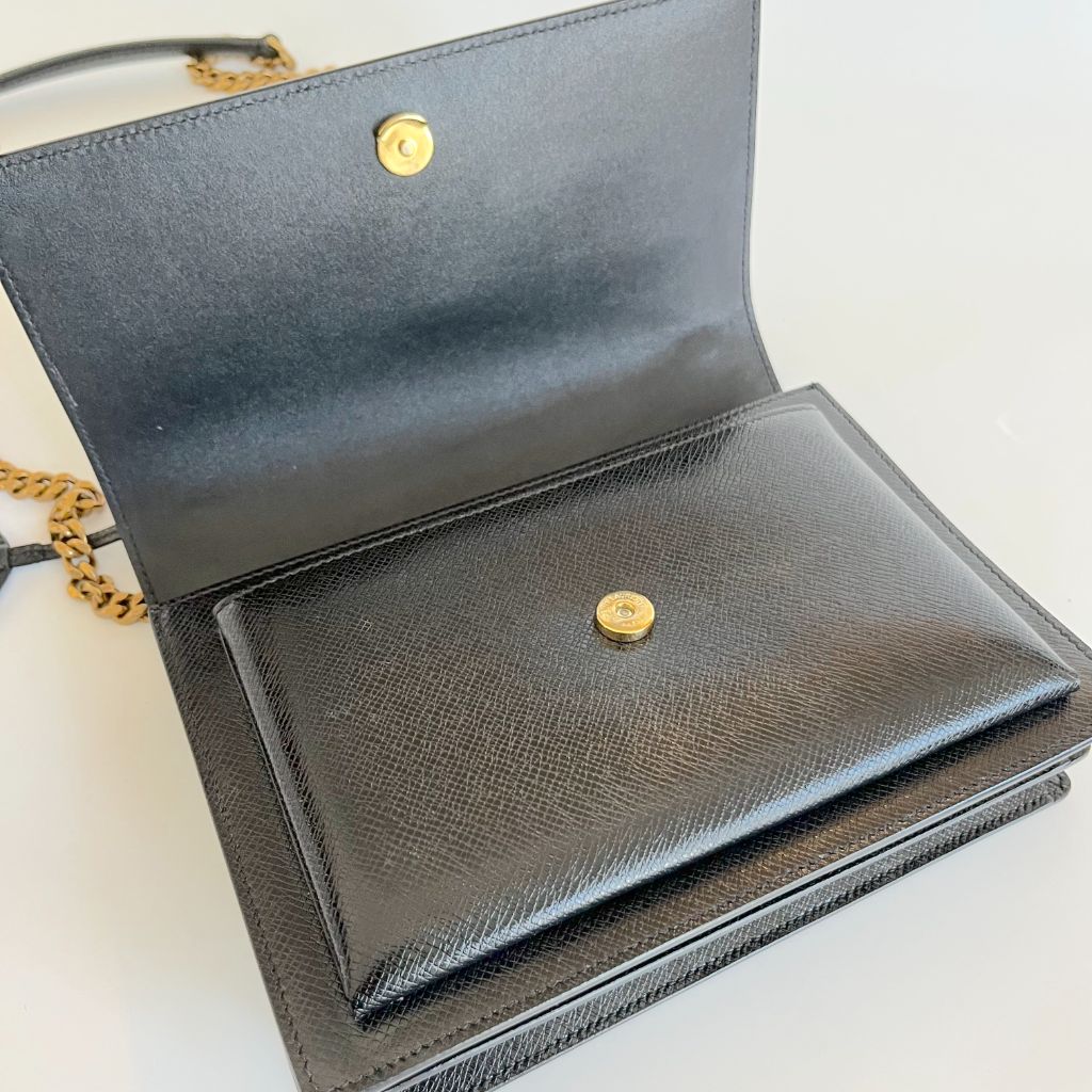 Saint Laurent Sunset Crossbody Leather Bag - BOPF | Business of Preloved Fashion