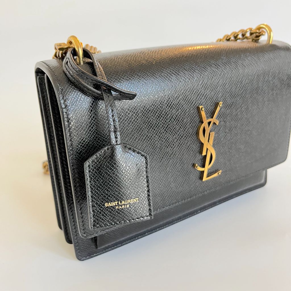 Saint Laurent Sunset Crossbody Leather Bag - BOPF | Business of Preloved Fashion