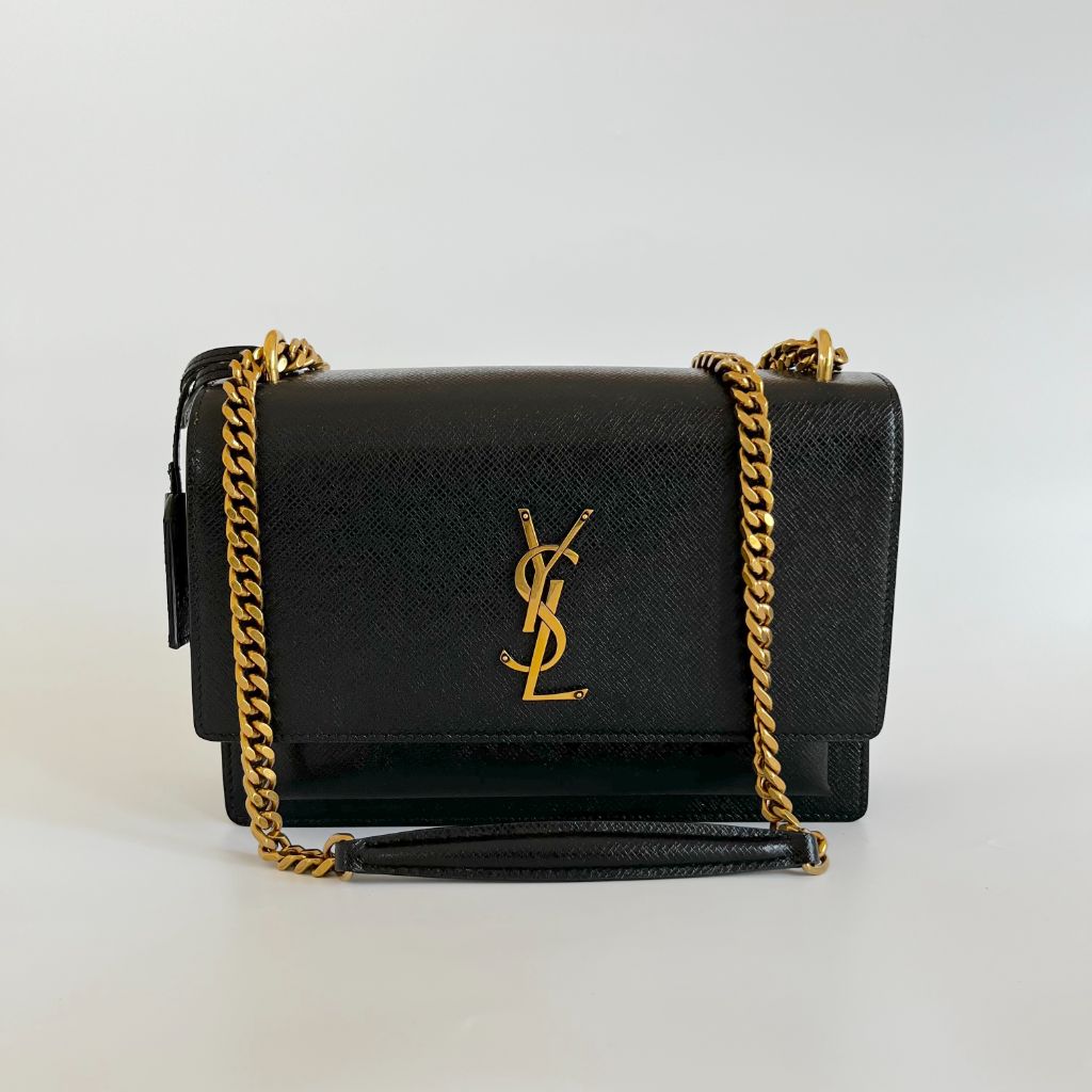 Saint Laurent Sunset Crossbody Leather Bag - BOPF | Business of Preloved Fashion