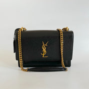 Saint Laurent Sunset Crossbody Leather Bag - BOPF | Business of Preloved Fashion