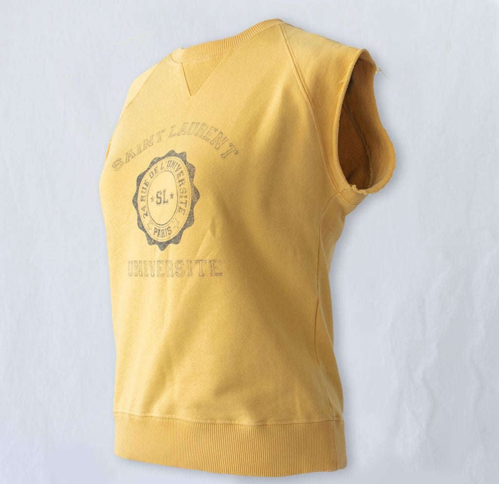 Saint Laurent University Sleeveless Sweatshirt - BOPF | Business of Preloved Fashion