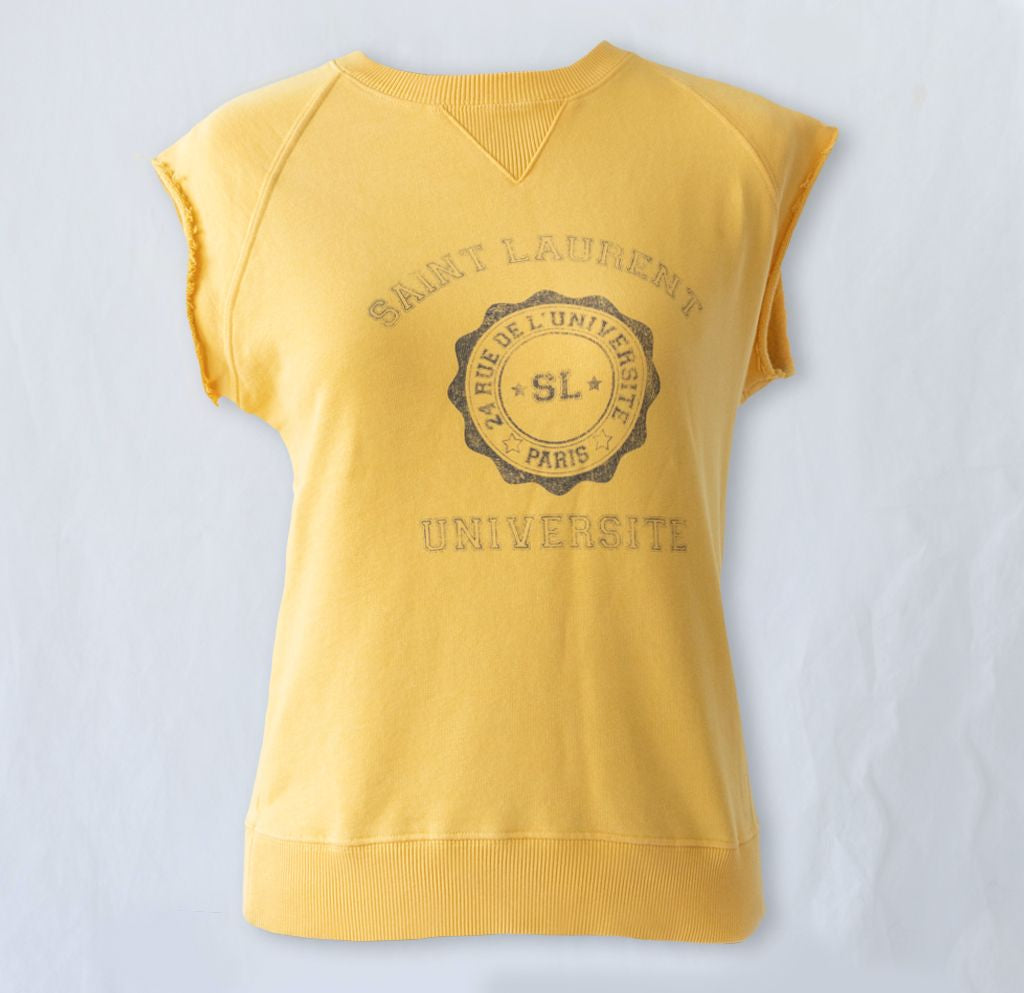 Saint Laurent University Sleeveless Sweatshirt - BOPF | Business of Preloved Fashion