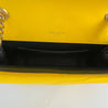 Saint Laurent yellow chevron stitch double flap crossbody bag - BOPF | Business of Preloved Fashion