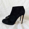 Salvatore Ferragamo black suede ankle heeled booties, 40 - BOPF | Business of Preloved Fashion