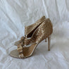 Salvatore Ferragamo Gold Sequin High-Heel Shoes, US10.5 - BOPF | Business of Preloved Fashion