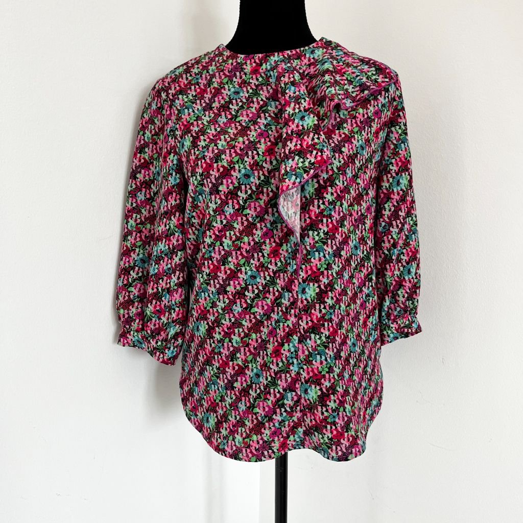 See By Chloé Printed Blouse and Pleated Mini Skirt - BOPF | Business of Preloved Fashion