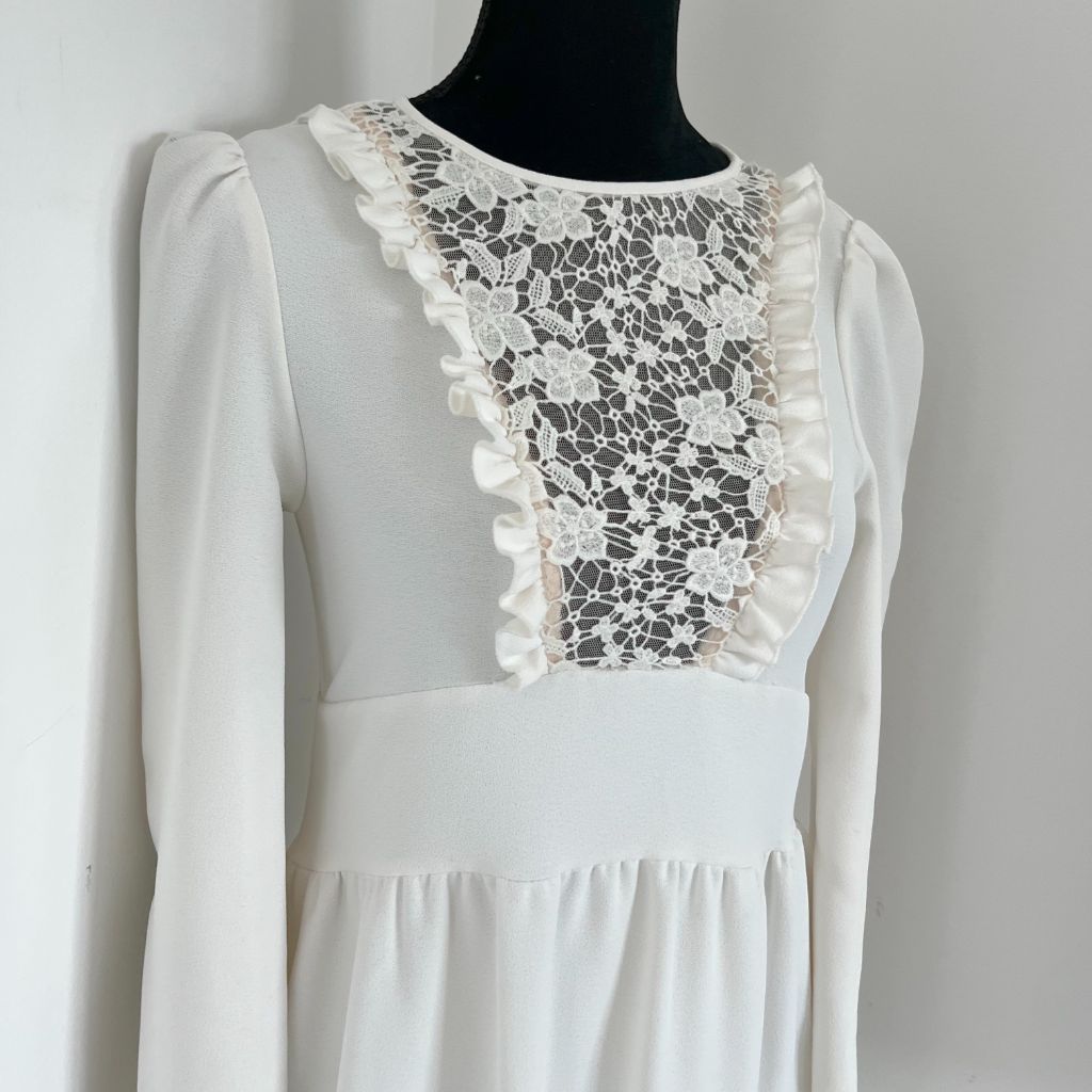 see by chloe white lace dress See By Chloe White Dress With Embroidered Detail - BOPF