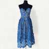 Self-Portrait Blue Embroidered Dress - BOPF | Business of Preloved Fashion