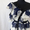 Self-Portrait Wave Guipure Frill Mini Dress - BOPF | Business of Preloved Fashion