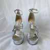 Silver Jimmy Choo Jimmy Choo Silver Platform Sandals, Womens 36 - BOPF | Business of Preloved Fashion