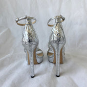 Silver Jimmy Choo Jimmy Choo Silver Platform Sandals, Womens 36 - BOPF | Business of Preloved Fashion