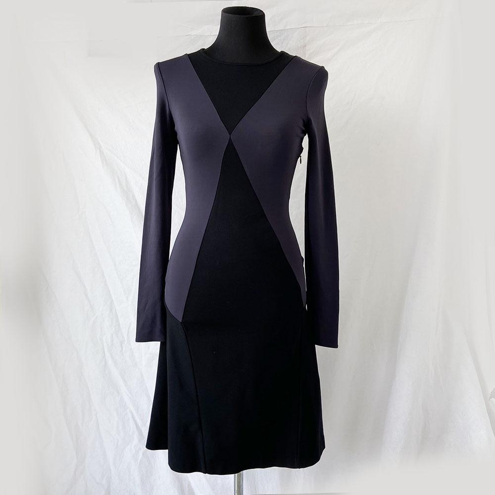 Stella McCartney Black and Blue Longsleeve Dress - BOPF | Business of Preloved Fashion Stella McCartney Black and Blue Longsleeve Dress - BOPF | Business of Preloved Fashion