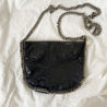 Stella McCartney Black Faux Leather Crossbody Medium Bag - BOPF | Business of Preloved Fashion