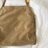 Stella McCartney Gold Shaggy Deer Faux-Leather Falabella Big Tote Bag - BOPF | Business of Preloved Fashion