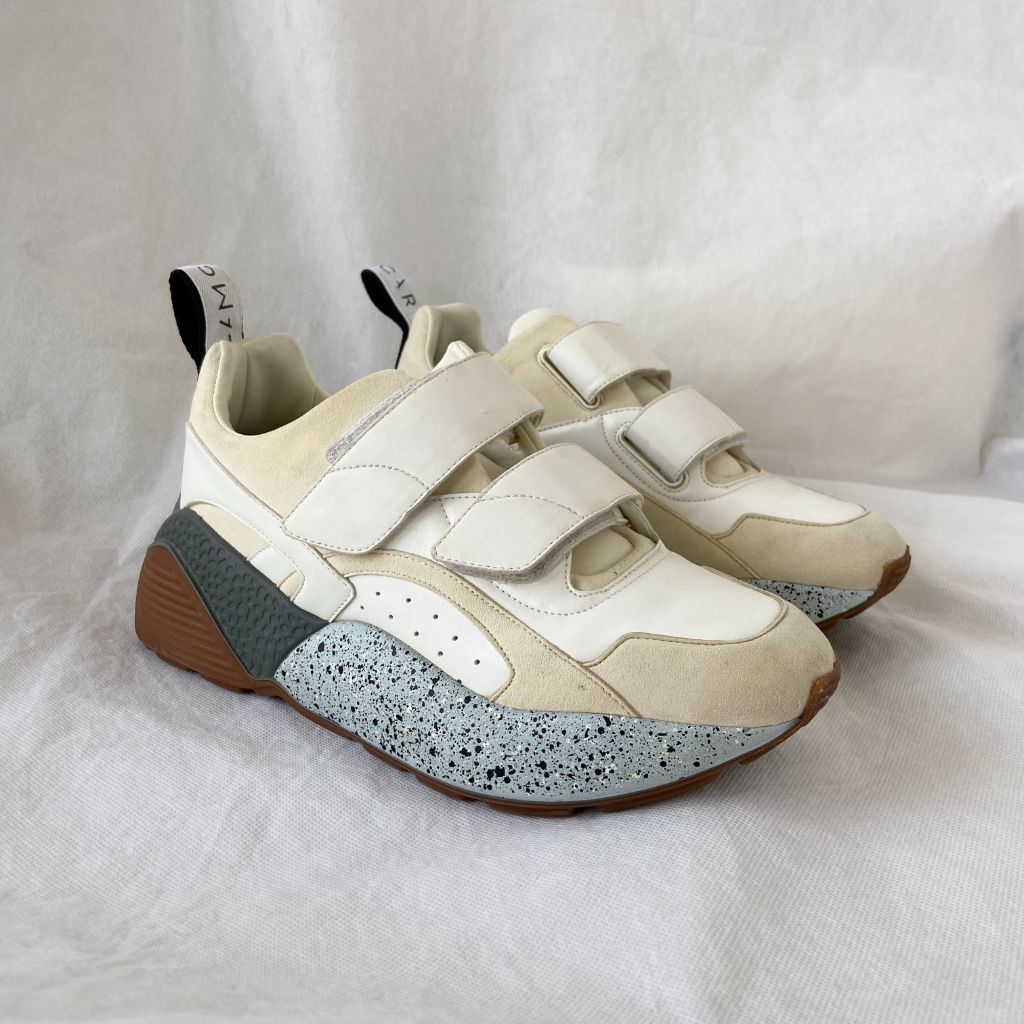 Stella McCartney Velcro Strap Eclypse Sneakers, 39 BOPF