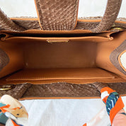 S'uvimol Python Mini Sweet Brown Box Bag - BOPF | Business of Preloved Fashion
