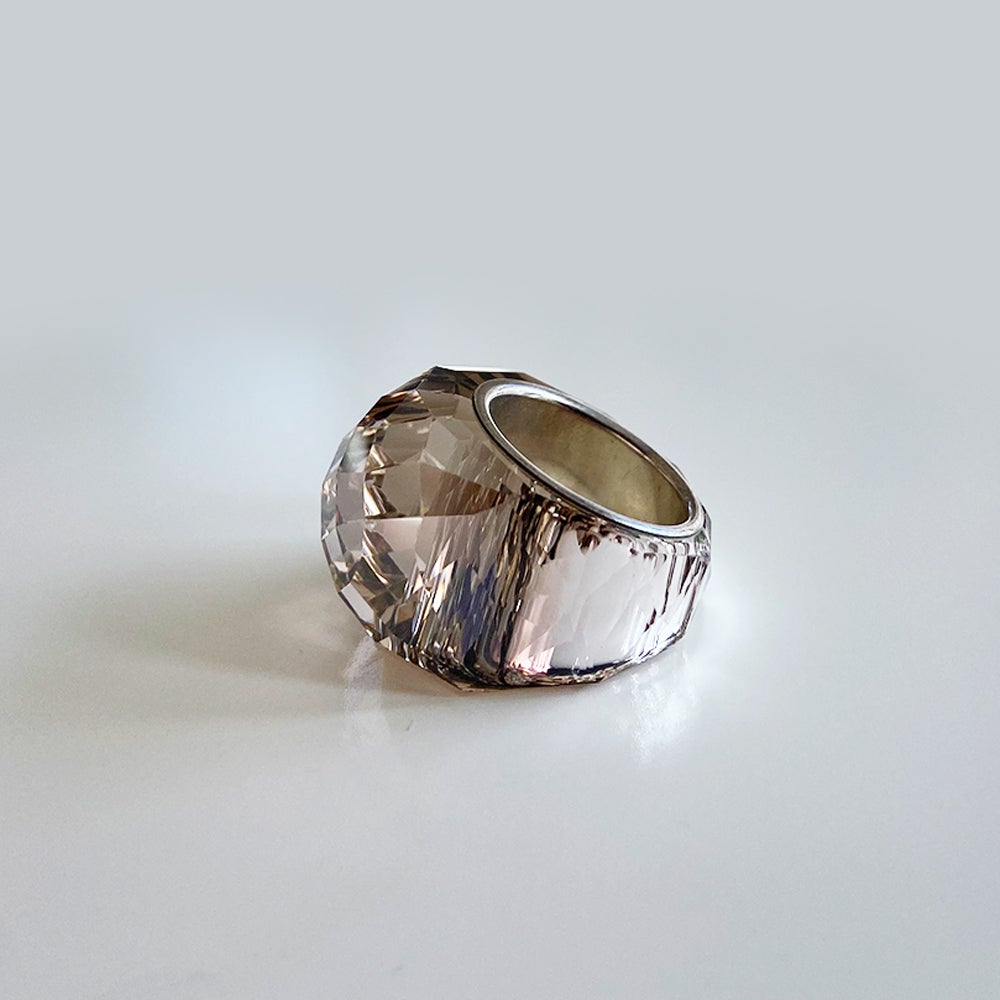 Swarovski Nirvana Ring, White, Stainless Steel - BOPF | Business of Preloved Fashion