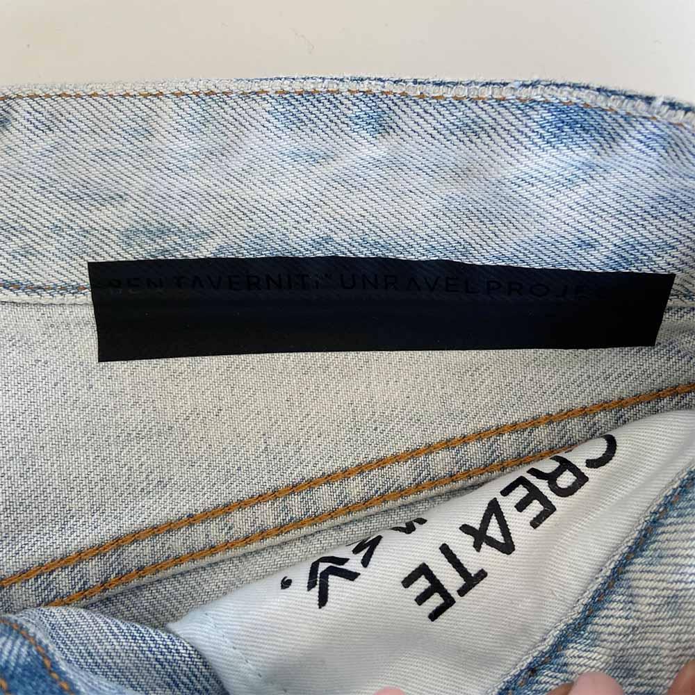 Unravel washed cotton denim lace up shorts - BOPF | Business of Preloved Fashion