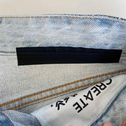 Unravel washed cotton denim lace up shorts - BOPF | Business of Preloved Fashion