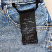 Unravel washed cotton denim lace up shorts - BOPF | Business of Preloved Fashion