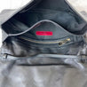 Valentino Black Leather Floral Applique Flap Bag - BOPF | Business of Preloved Fashion