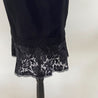 Valentino Black Short Sleeve Lace Hem Dress - BOPF | Business of Preloved Fashion
