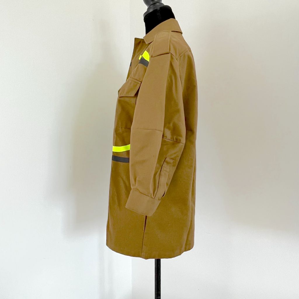 Valentino Khaki V Logo Military Jacket (2018) - BOPF | Business of Preloved Fashion